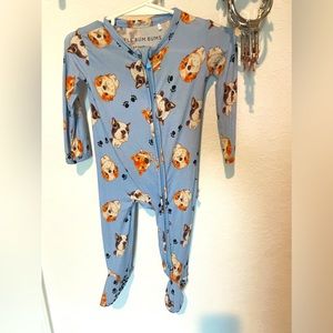 HTF OG Little Bum Bums aka Bums and Roses Bamboo Footie EUC